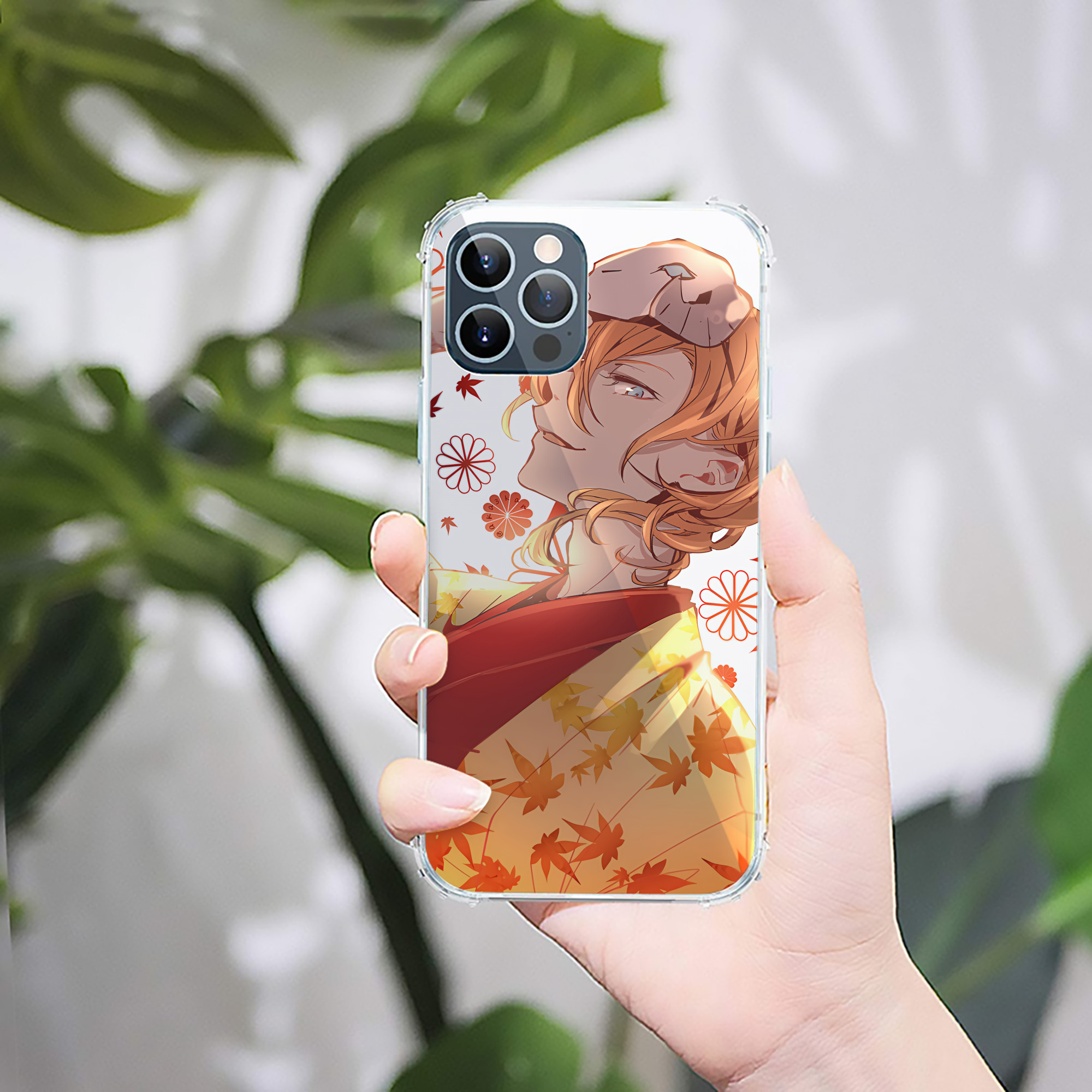 （画像用） 文豪ストレイドッグス Bungo Stray Dogs 【iPhone 12シリーズ対応】透明スマホケース（クリアソフトケース）